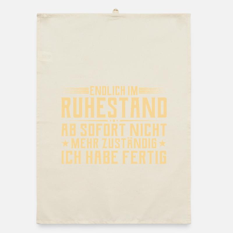 Retraite Plus responsable - Retraité Torchon bio