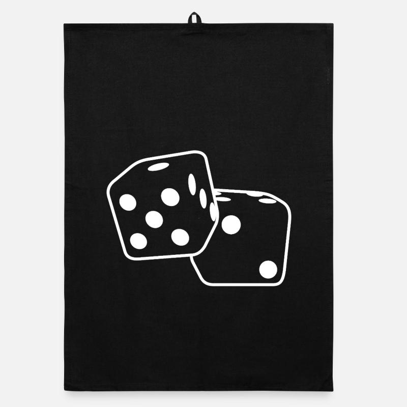 Lancez Les Dés Dés, Dés, Jeu De Dés, Jeu, Br Torchon bio