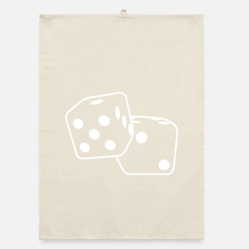 Roll The Dice Dice, Dice, Dice Game, Game, Br Organic dish towel