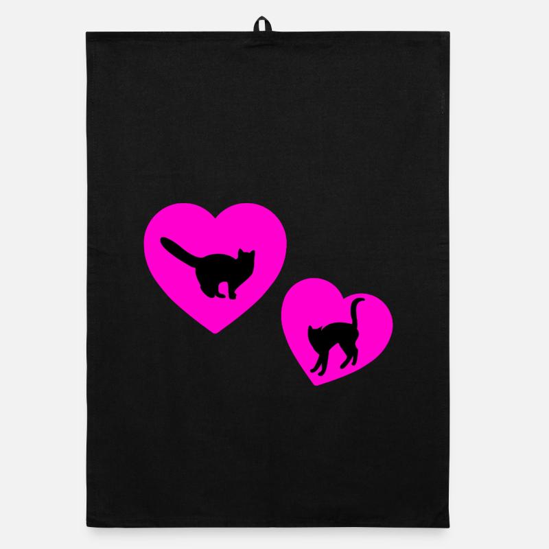 feline Organic dish towel