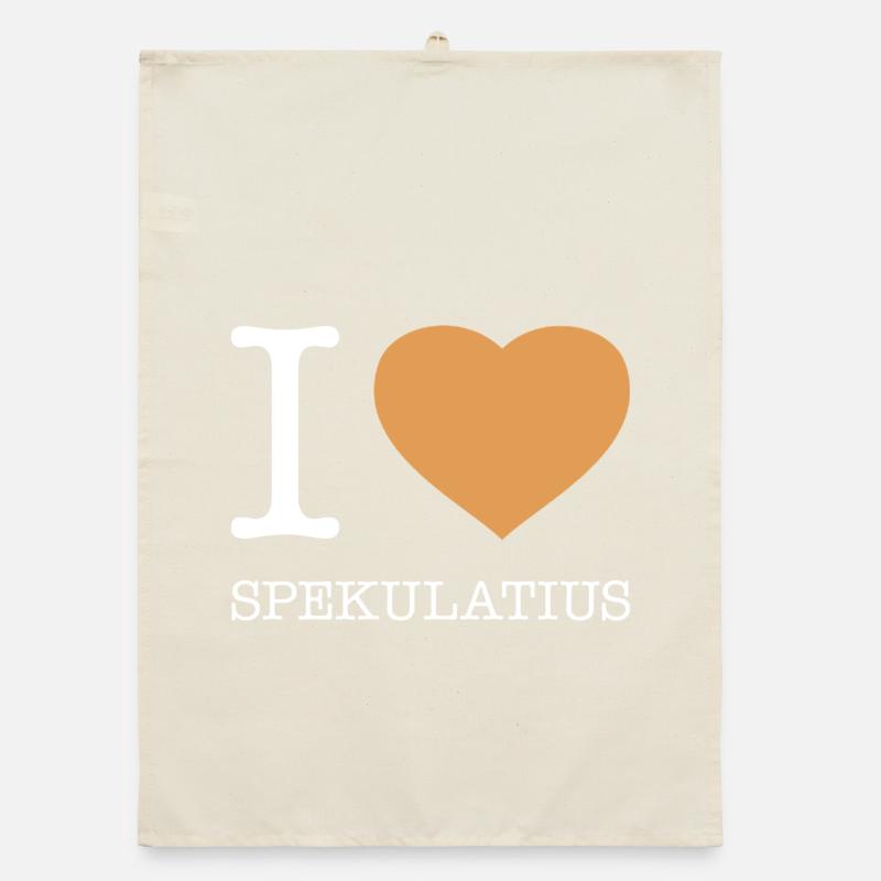I love speculoos Organic dish towel
