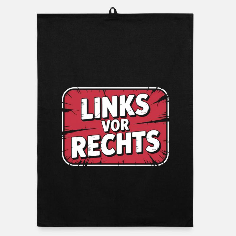 Left before Right - Alerta Antifascista Organic dish towel
