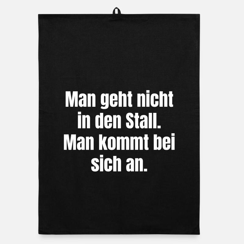 Self Discovery Saying Large Print Organic dish towel