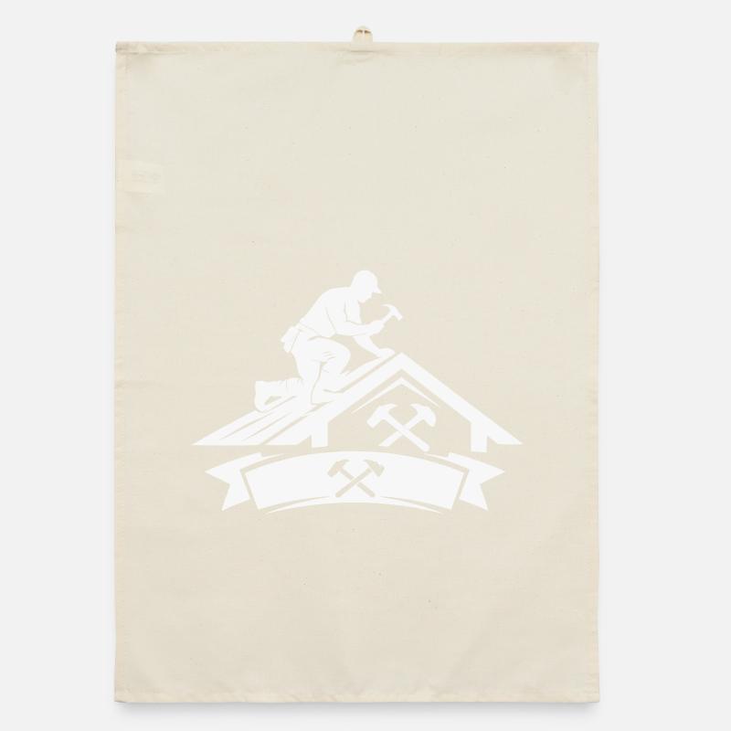 Roofer Master Motif Organic dish towel