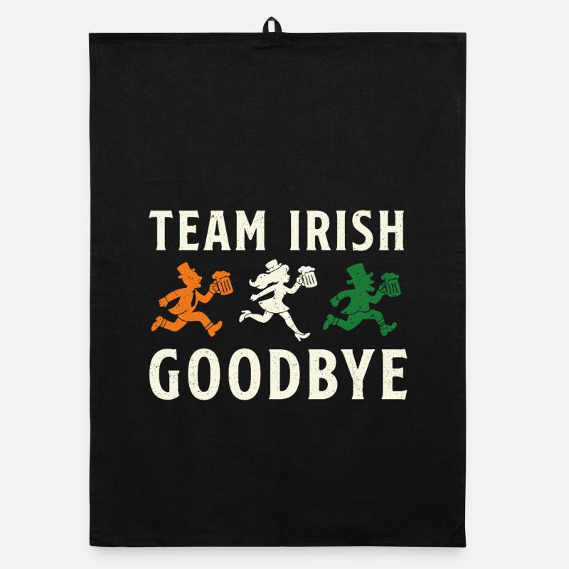 Team Irish Abschied St. Patrick's Day Organic Geschirrtuch