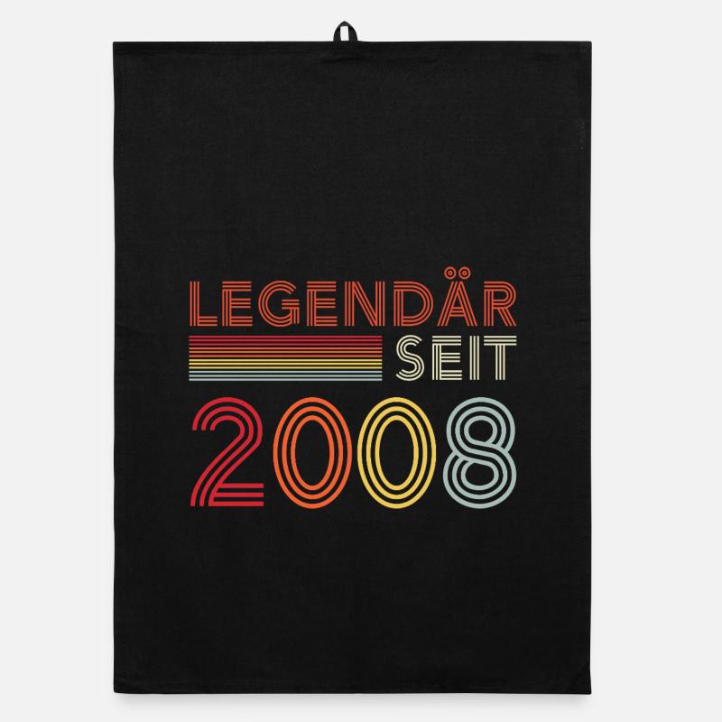 Legendär Seit 2008 Mann Geburtstag Organic Geschirrtuch