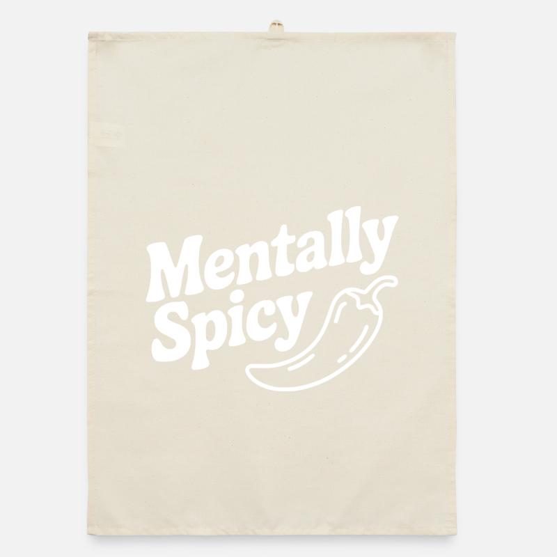 Mental scharf Organic Geschirrtuch