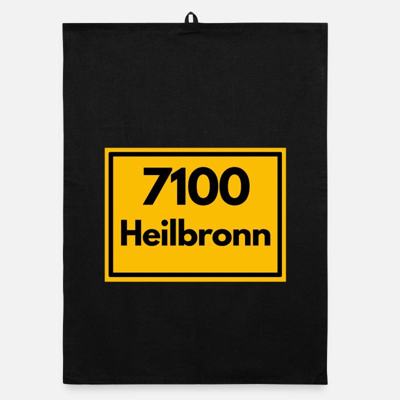 ANCIEN CODE POSTAL RÉTRO 7100 HEILBRONN KILIAN Torchon bio