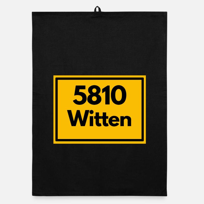 ANCIEN CODE POSTAL RETRO 5810 WITTEN RUHRGEBIET Torchon bio