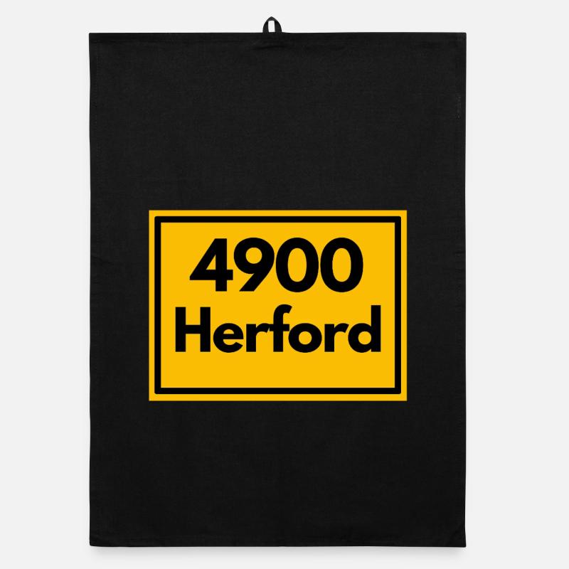 ANCIEN CODE POSTAL 4900 HERFORD OSTWESTFALEN Torchon bio