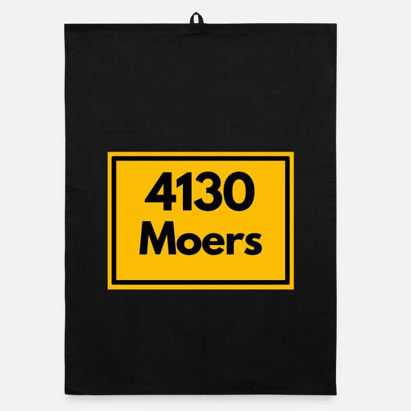 OLD POSTCODE POSTCODE RETRO 4130 MOERS NIEDERRHEIN Organic dish towel