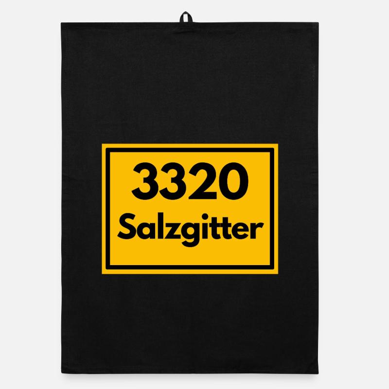 ANCIEN CODE POSTAL RETRO 3320 SALZGITTER Torchon bio