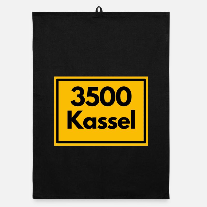 OLD POSTCODE POSTCODE RETRO 3500 KASSEL LÖWENSTADT Organic dish towel