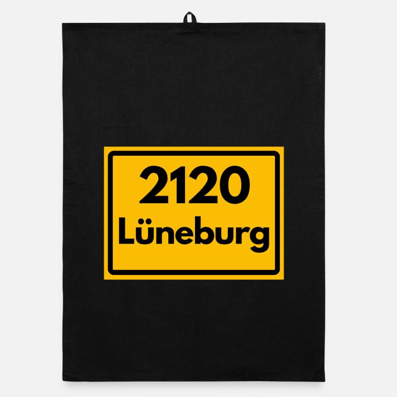 ANCIEN CODE POSTAL RETRO 2120 LUNEBOURG - HANSE Torchon bio