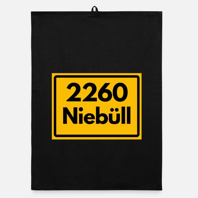 OLD POSTCODE POSTCODE RETRO 2260 NIEBÜLL – NORTH SEA Organic dish towel