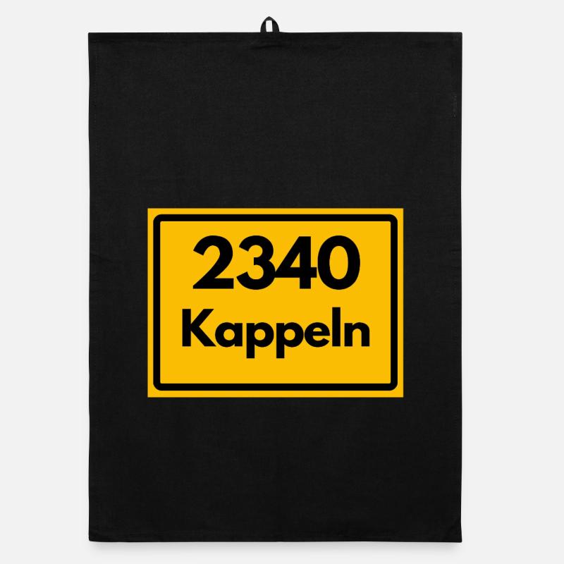 OLD POSTCODE POSTCODE RETRO 2340 KAPPELN BALTIC SEA Organic dish towel