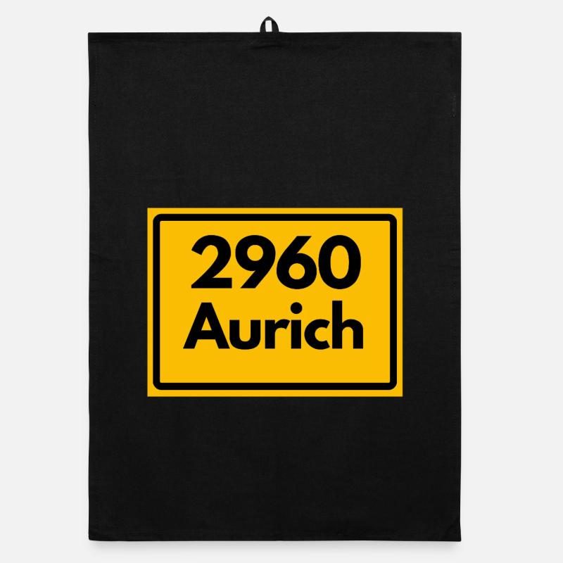 OLD POSTCODE POSTCODE 2960 AURICH OSTFRIESLAND Organic dish towel