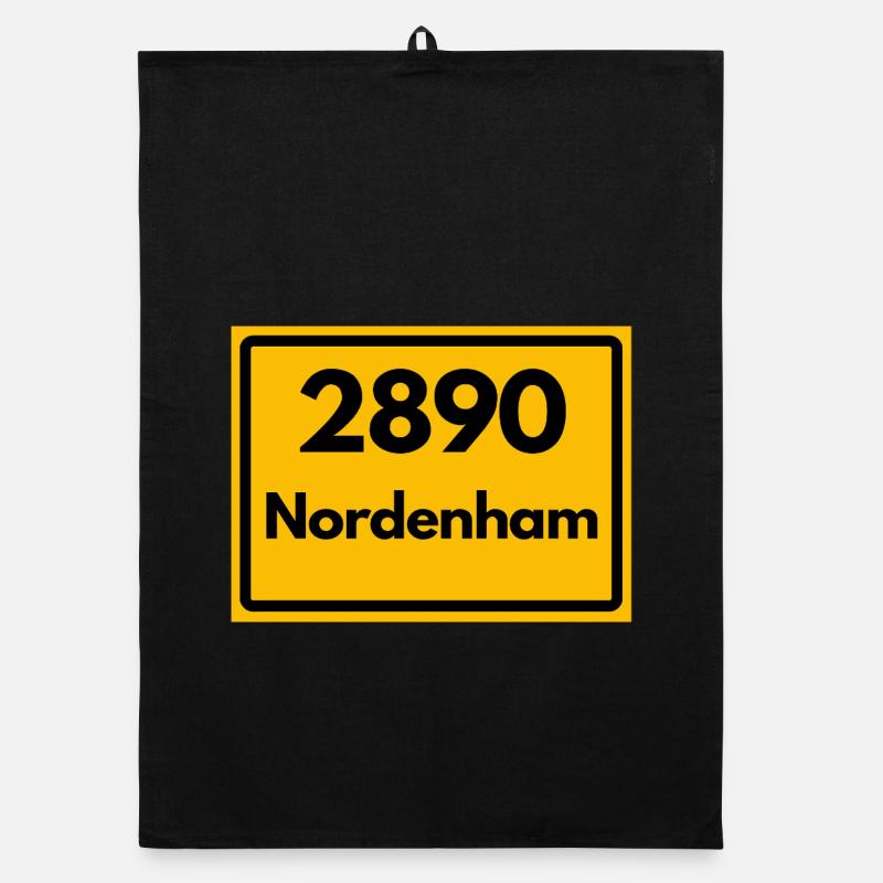 ANCIEN CODE POSTAL RÉTRO 2890 NORDENHAM – WESER Torchon bio