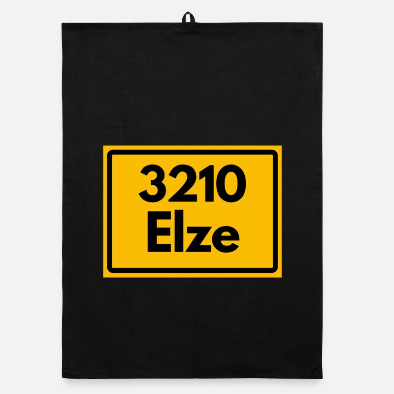 ANCIEN CODE POSTAL RÉTRO 3210 ELZE LEINEKLOSTER Torchon bio