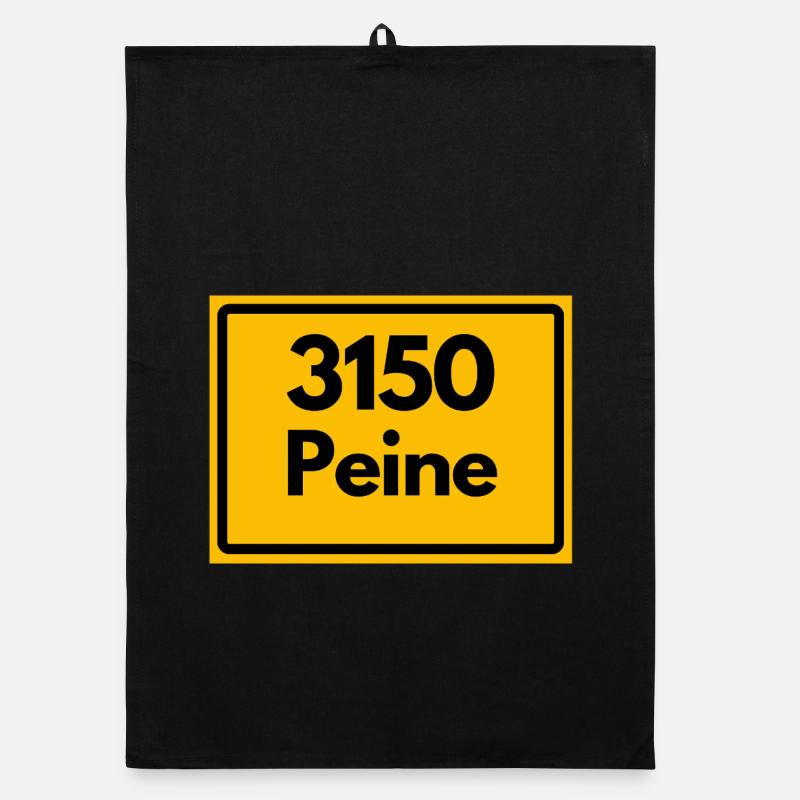 OLD POSTCODE ZIP CODE RETRO 3150 PEINE EULENSTADT Organic dish towel