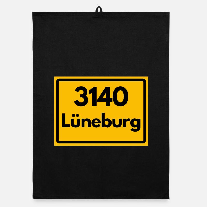 OLD POSTCODE POSTCODE RETRO 3140 LÜNEBURG – SALZ Organic dish towel