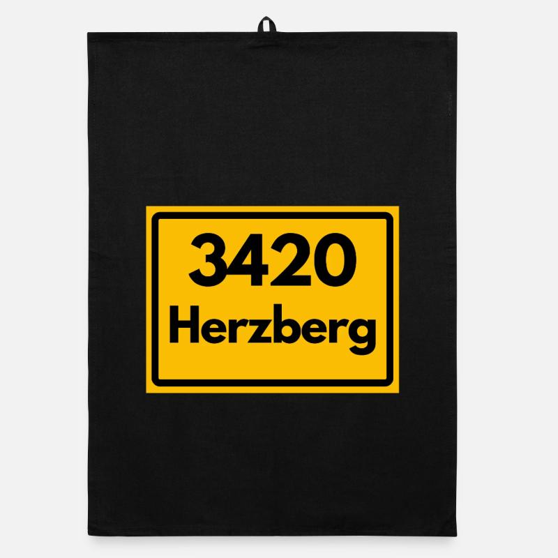 OLD POSTCODE ZIP CODE RETRO 3420 HERZBERG HARZ Organic dish towel