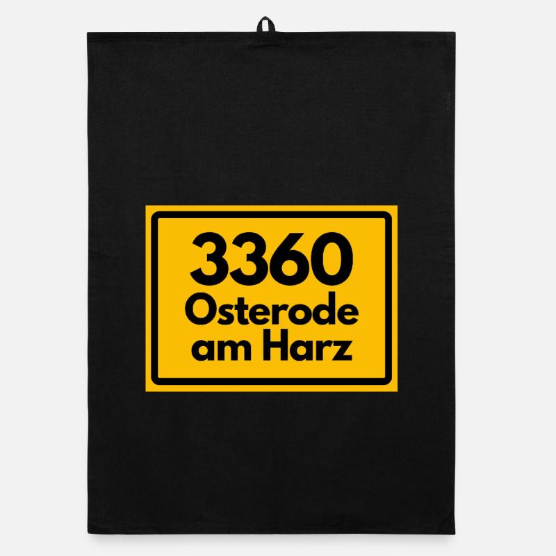 ANCIEN CODE POSTAL RETRO 3360 OSTERODE HARZ Torchon bio