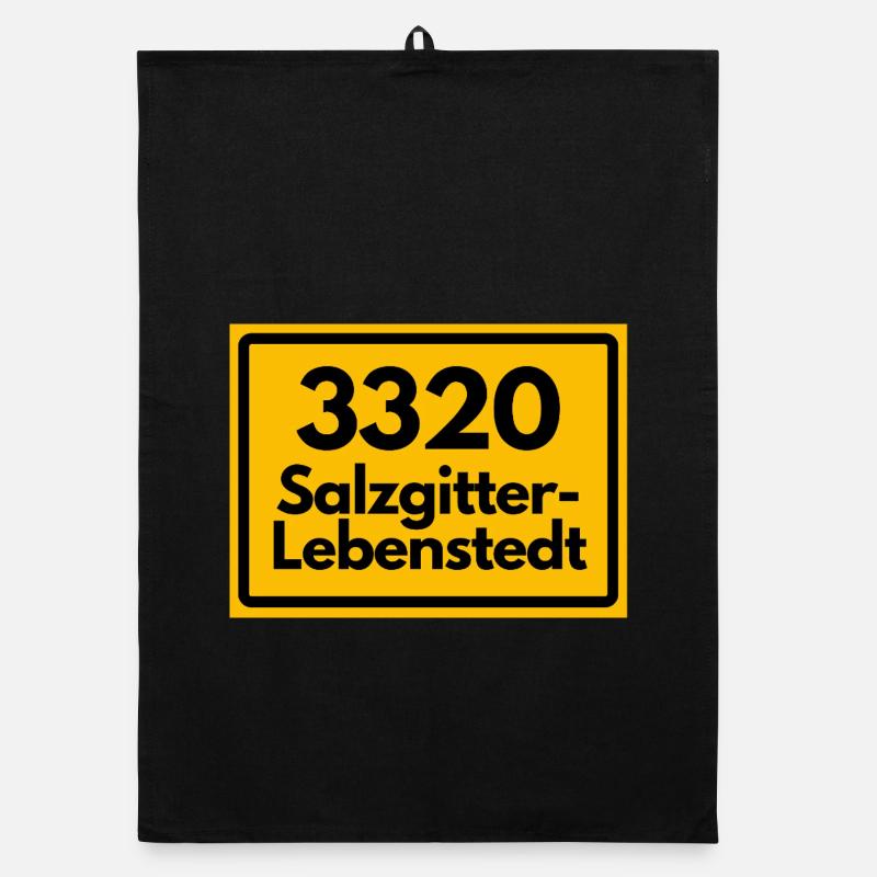 OLD POSTCODE POSTCODE RETRO 3320 SALZGITTER Organic dish towel