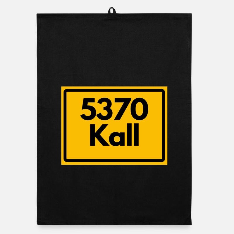 ALTE POSTLEITZAHL PLZ RETRO 5370 KALL Organic Geschirrtuch