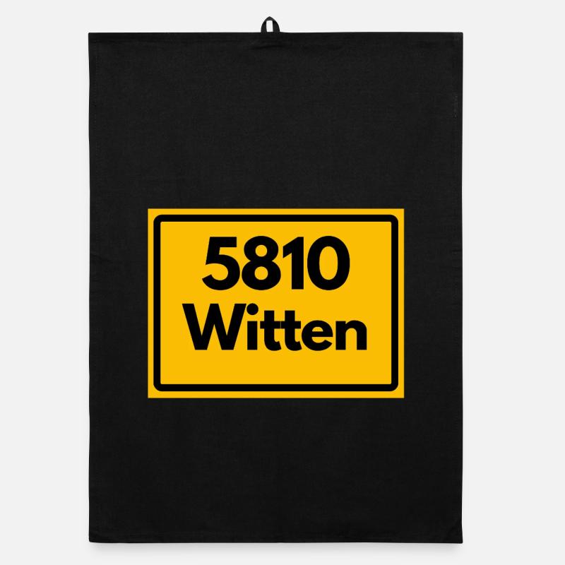 ANCIEN CODE POSTAL RETRO 5810 WITTEN Torchon bio