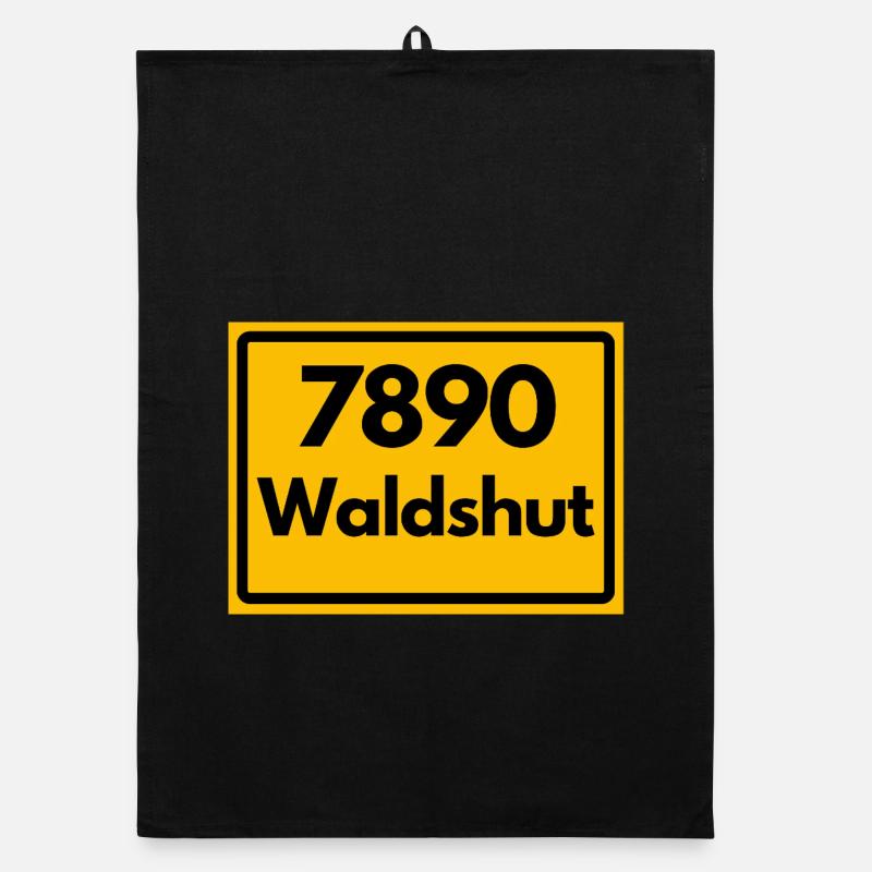 ANCIEN CODE POSTAL RETRO 7890 WALDSHUT HEIMAT Torchon bio