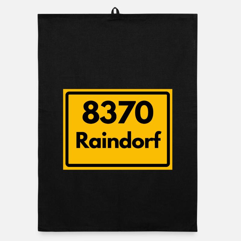 ANCIEN CODE POSTAL RETRO 8370 RAINDORF HEIMATT Torchon bio