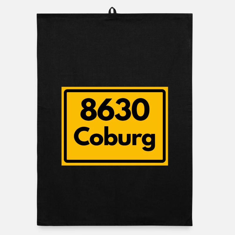OLD POSTCODE POSTCODE 8630 COBURG HEIMATSTOLZ Organic dish towel