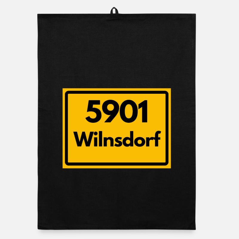 ANCIEN CODE POSTAL RETRO 5901 WILNSDORF HEIMAT Torchon bio