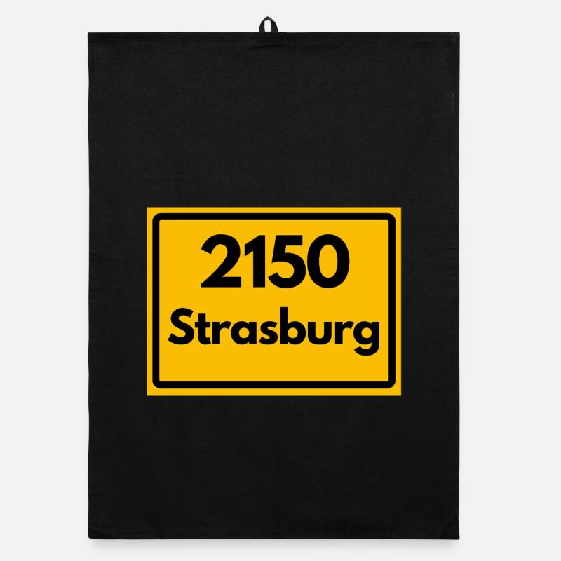 OLD POSTCODE POSTCODE RETRO 2150 STRASBURG HEIMAT Organic dish towel