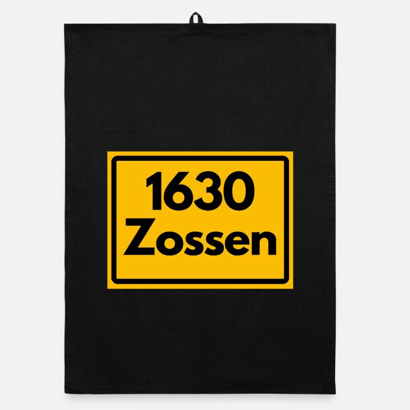 ANCIEN CODE POSTAL RÉTRO 1630 ZOSSEN HEIMAT Torchon bio