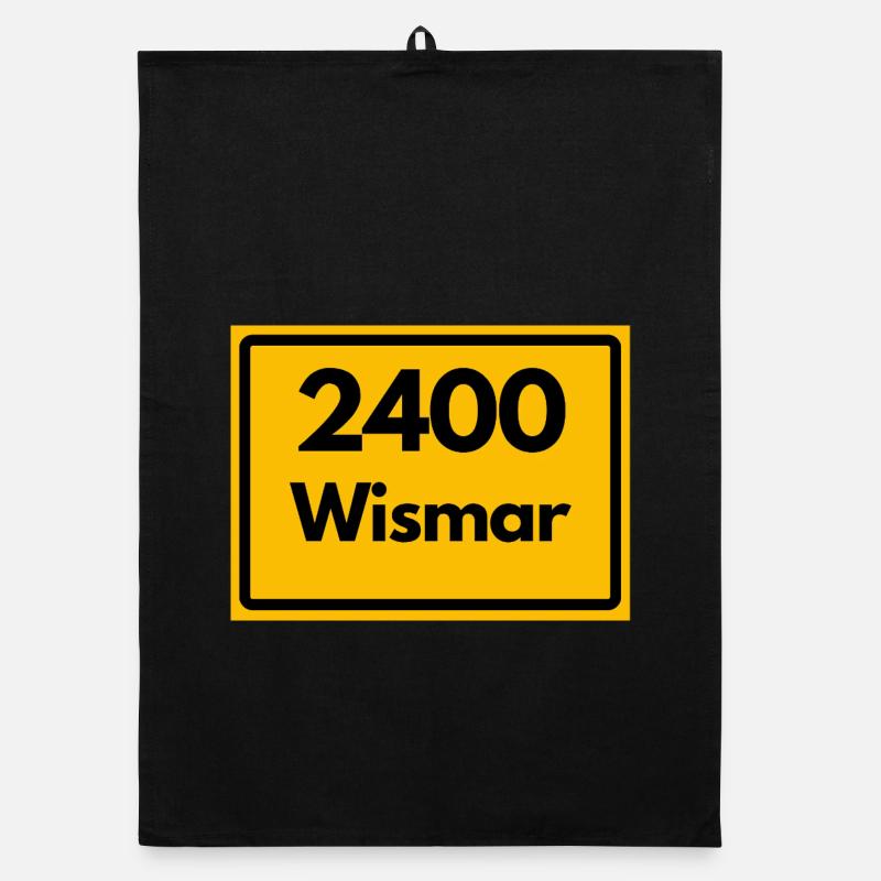 ANCIEN CODE POSTAL RETRO 2400 WISMAR HEIMAT Torchon bio