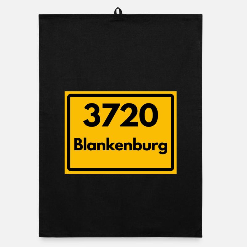 ALTE POSTLEITZAHL PLZ 3720 BLANKENBURG HEIMATSTOLZ Organic Geschirrtuch