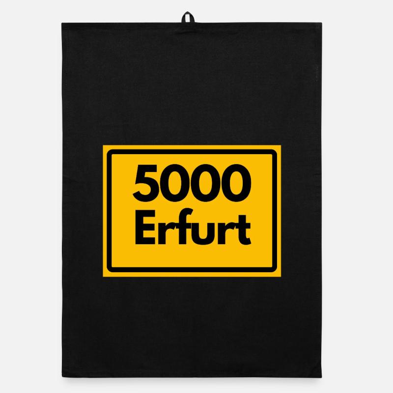 ALTE POSTLEITZAHL PLZ 5000 Erfurt Heimatstolz Organic Geschirrtuch