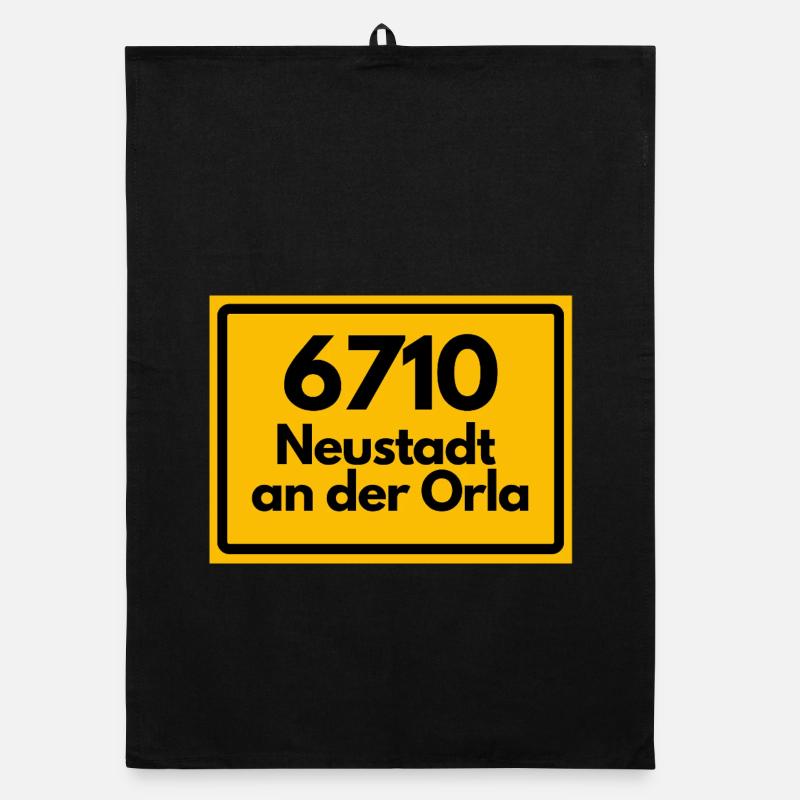 Alte Postleitzahl 6710 Neustadt a.d. Orla, PLZ Organic Geschirrtuch