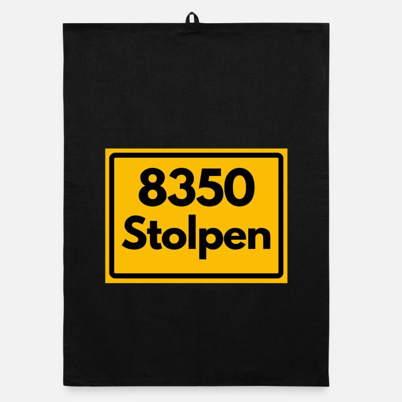 ALTE POSTLEITZAHL PLZ 8350 STOLPEN PLZ SACHSEN Organic Geschirrtuch