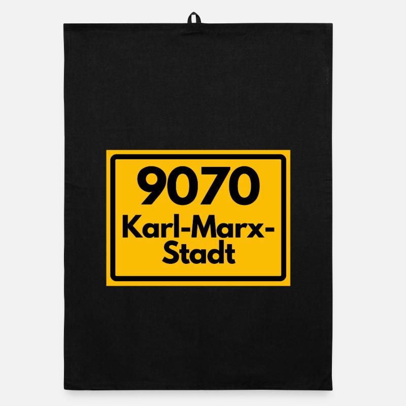 9070 PLZ SACHSEN KARL-MARX-STADT ALTE POSTLEITZAHL Organic Geschirrtuch