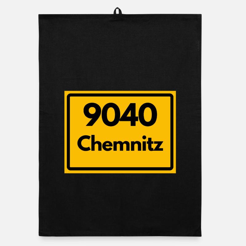 9040 PLZ SACHSEN CHEMNITZ ALTE POSTLEITZAHL Organic Geschirrtuch