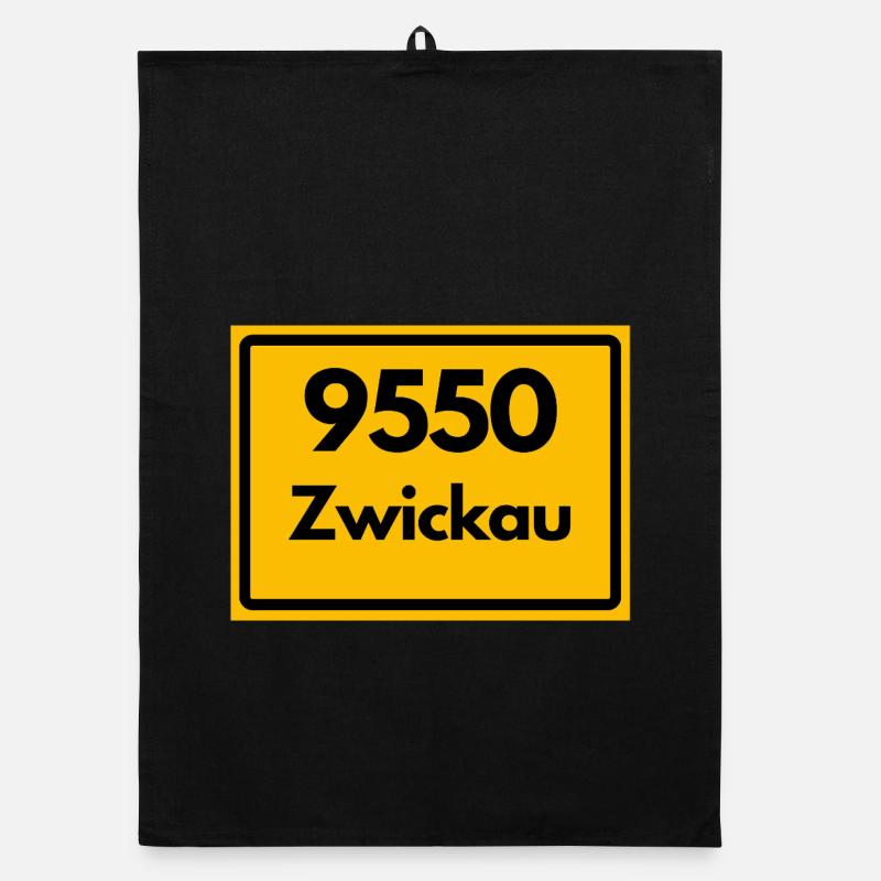 ANCIEN CODE POSTAL SAXE 9550 08060 ZWICKAU Torchon bio