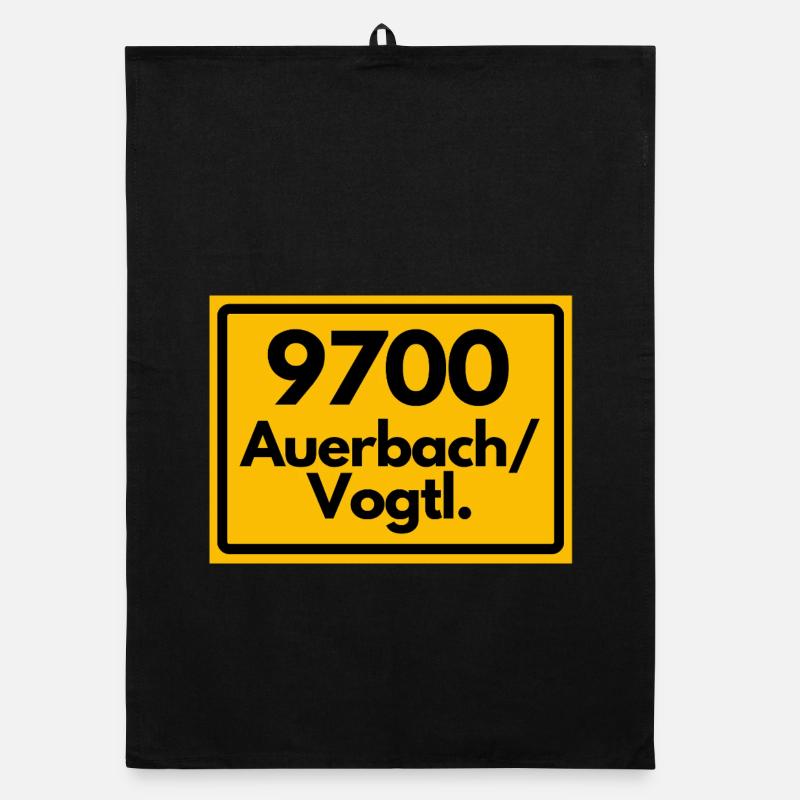 ANCIEN CODE POSTAL 9700 AUERBACH/VOGTL. SAXONY Torchon bio