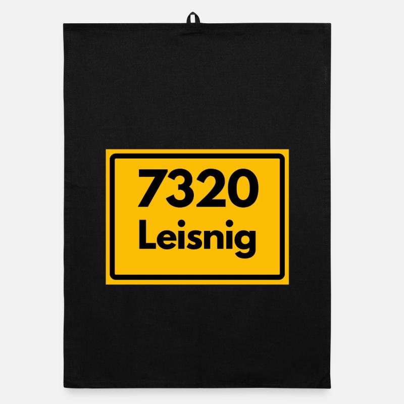 ANCIEN CODE POSTAL 7320 LEISNIG SAXE DDR Torchon bio