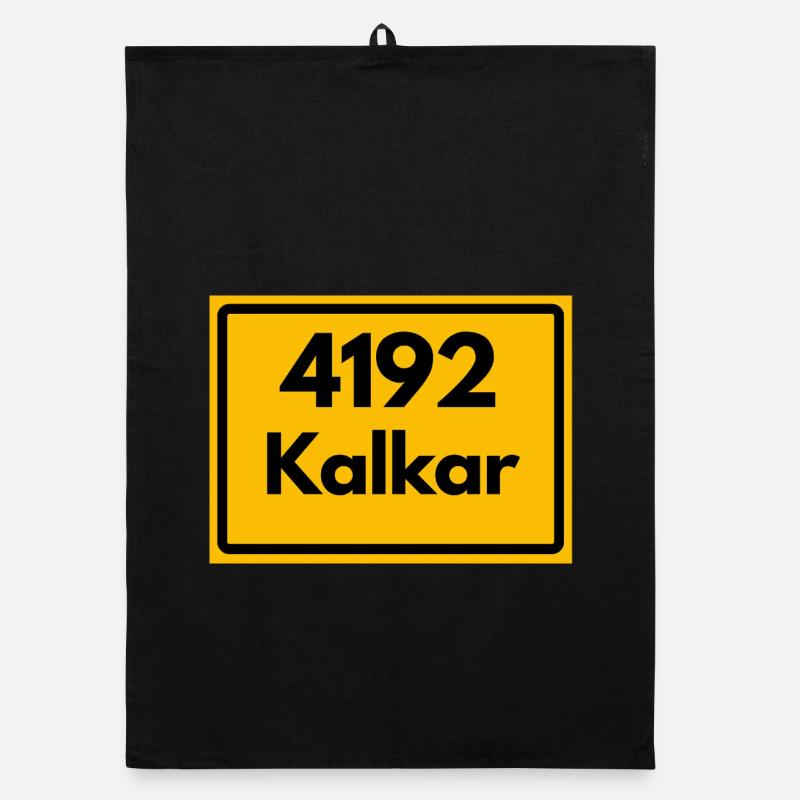 OLD POSTCODE 4192 ZIP 47546 KALKAR NRW Organic dish towel