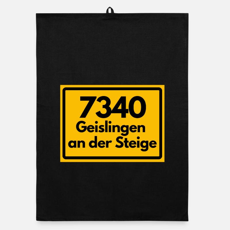 OLD POSTCODE 7340 73312 GEISLINGEN AD STEIGE Organic dish towel