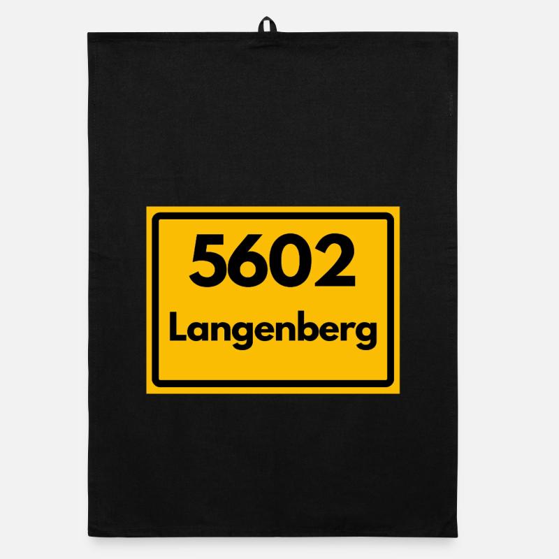ALTE POSTLEITZAHL 5602 PLZ 33449 LANGENBERG NRW Organic Geschirrtuch
