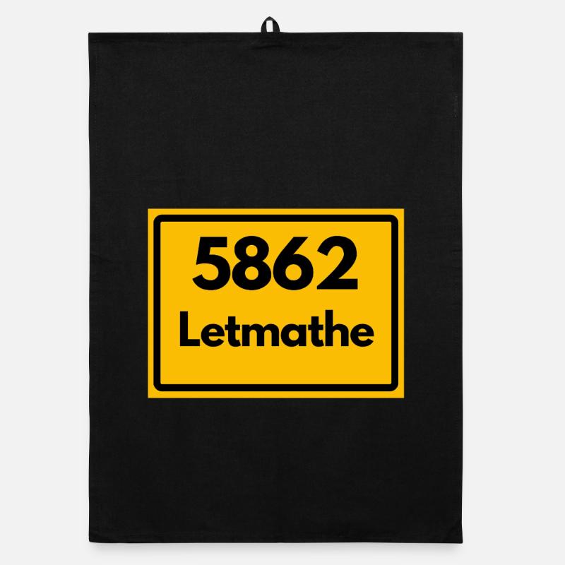 ANCIEN CODE POSTAL 5862 ZIP 58642 LETMATHE NRW Torchon bio